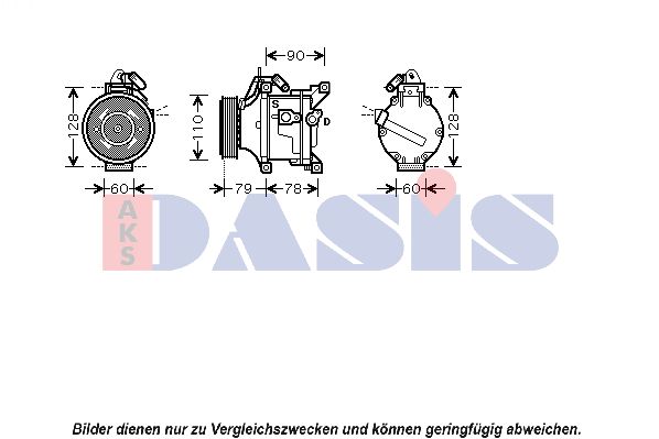 AKS DASIS Kompressori, ilmastointilaite 851093N